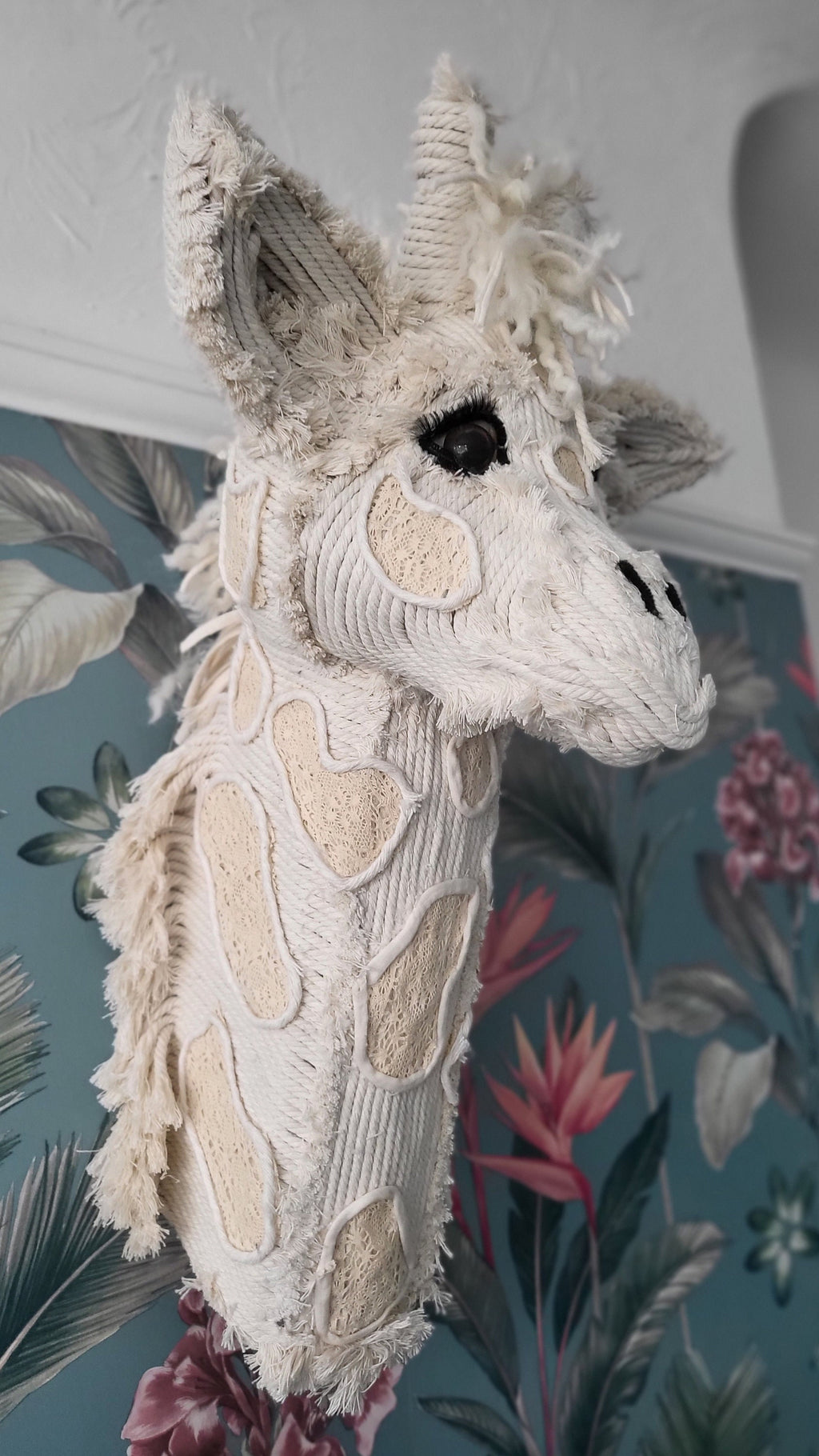 Gerry the macrame giraffe