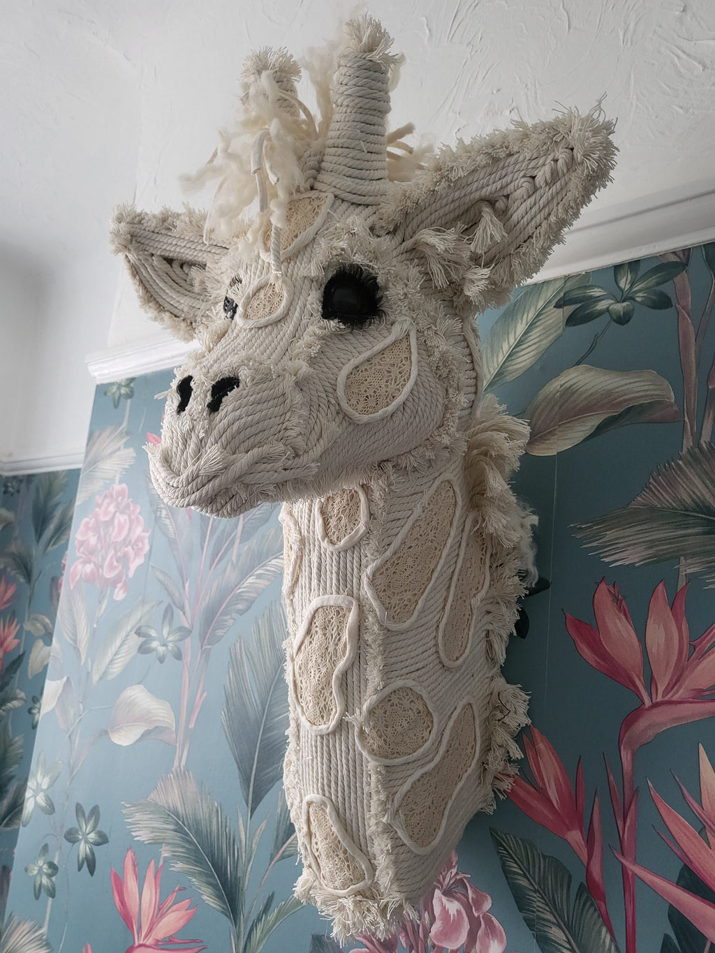 Gerry the macrame giraffe