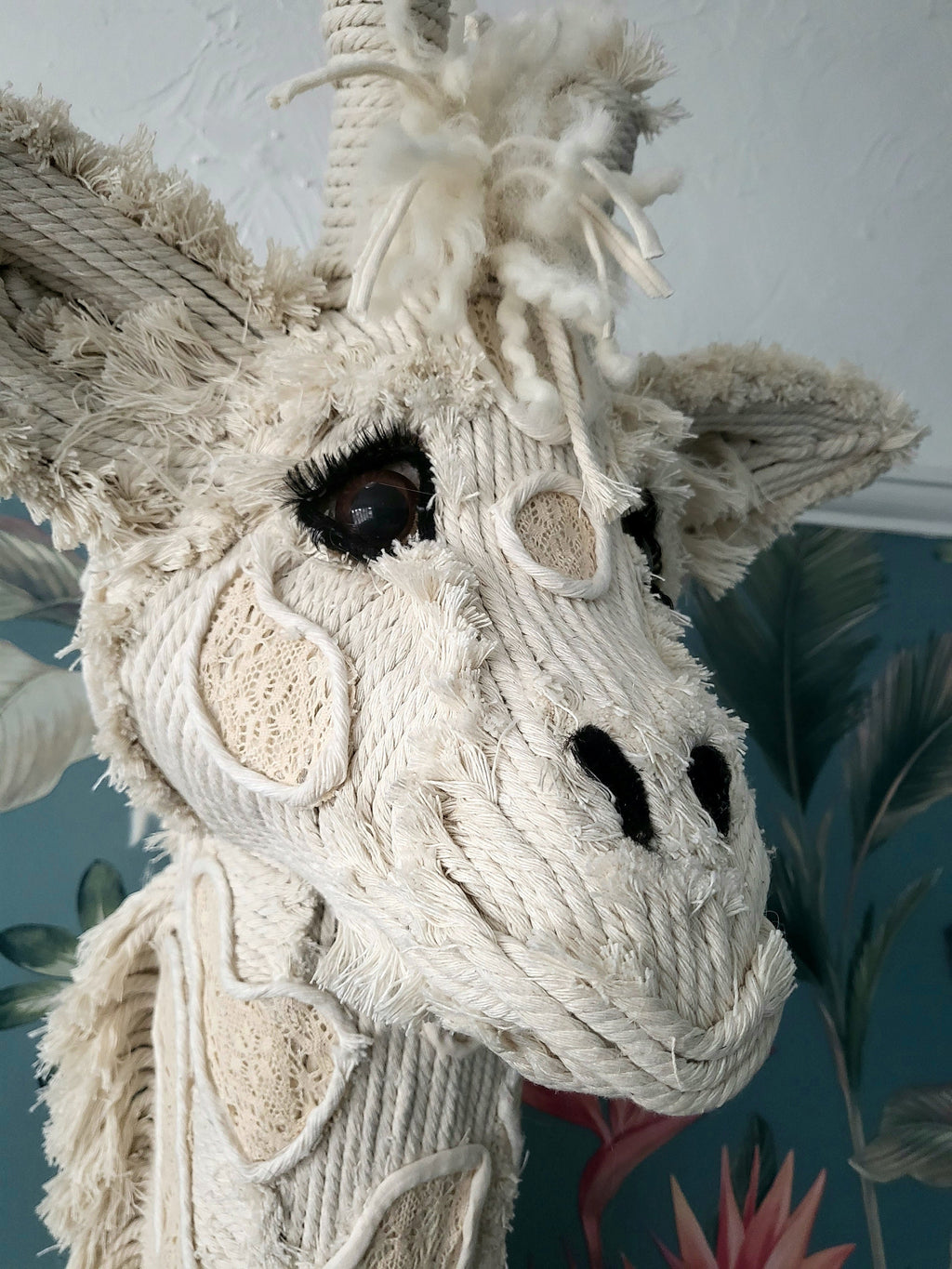 Gerry the macrame giraffe