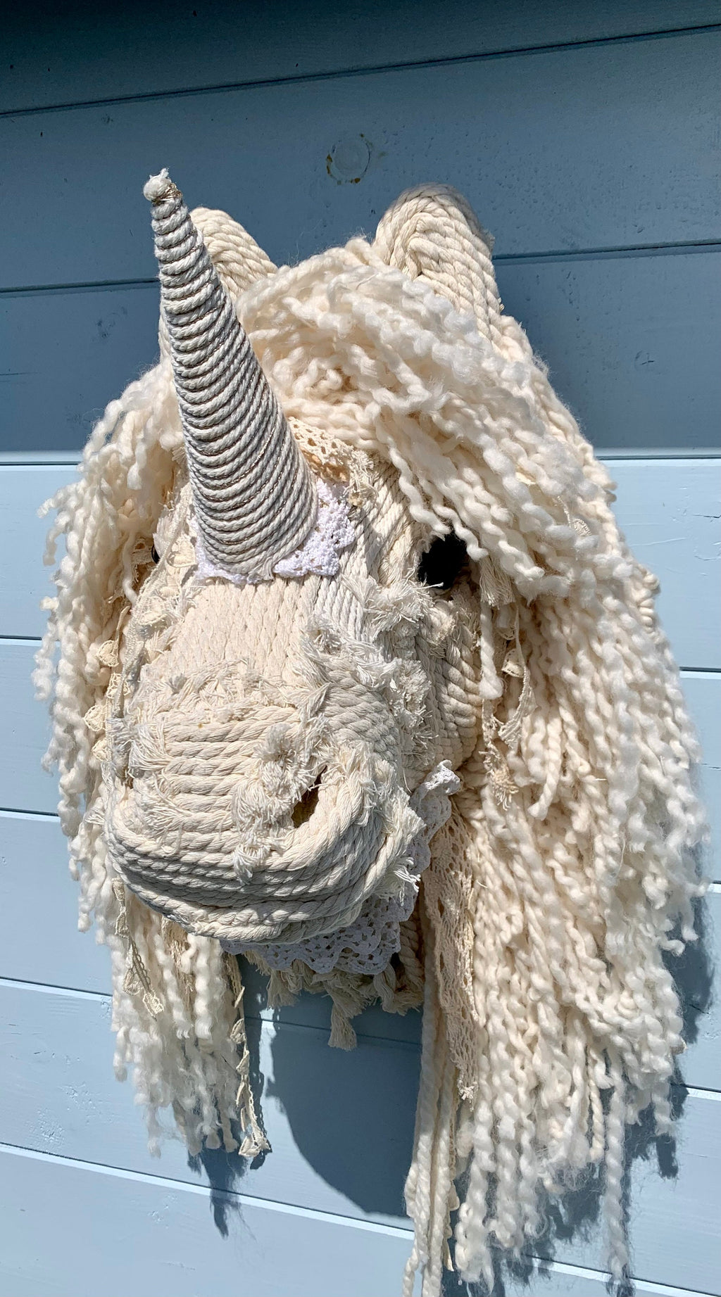 UNICORN  Macrame head beautiful handmade Christmas gift