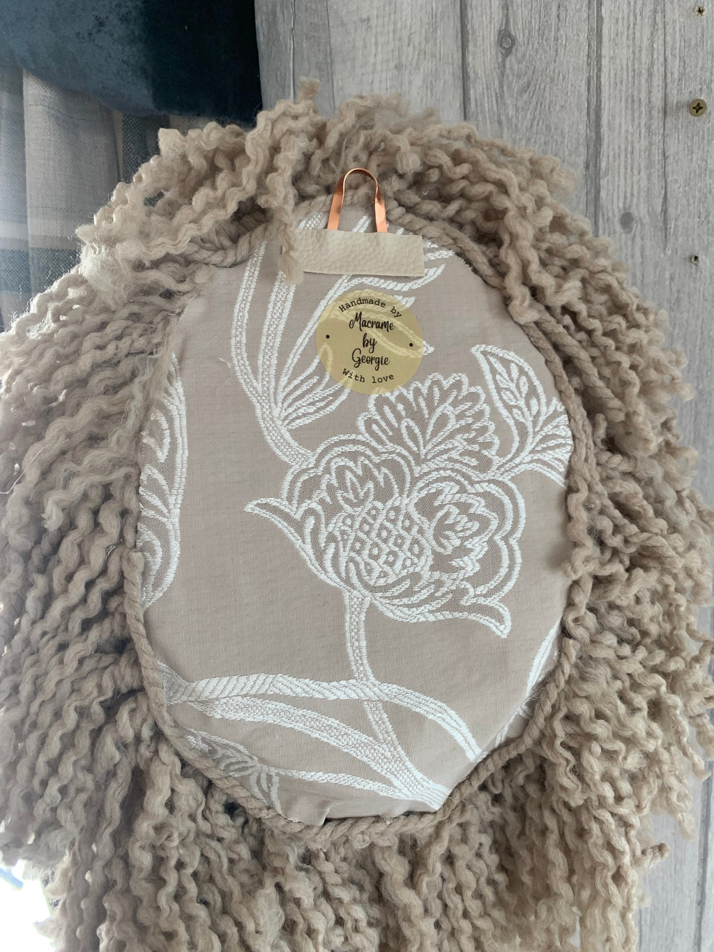 Crochet Lion head Handmade with tweed colour wool mane gift wall art taxidermy kids room baby nursury