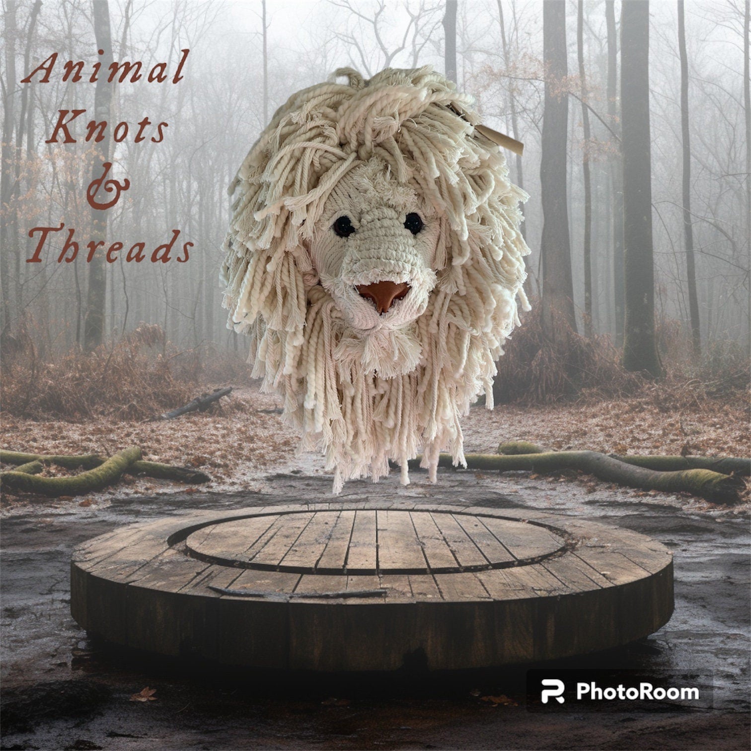 Macrame Lion head beautifully handmade wall art animal head so Handsome