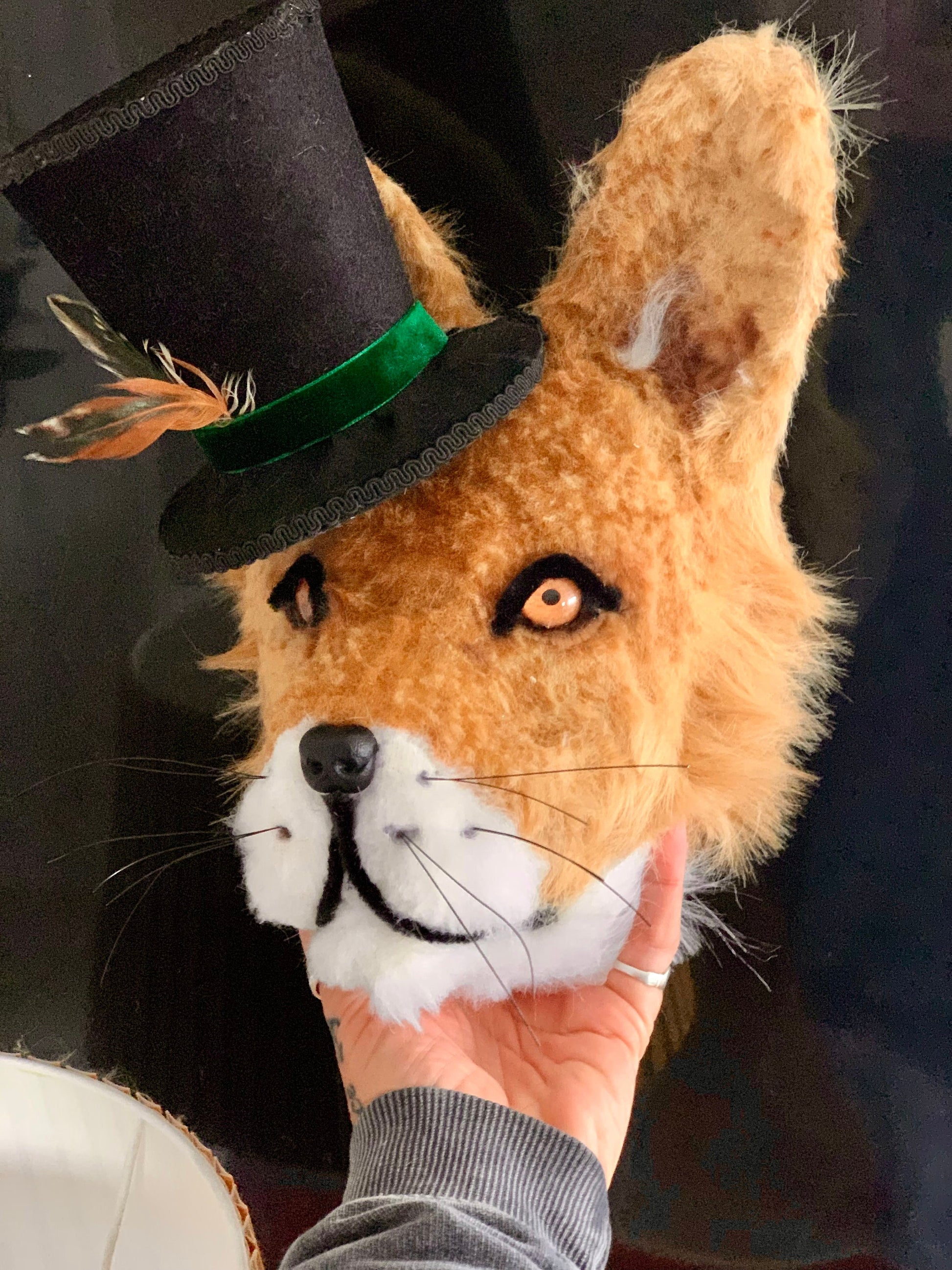Mr Fox Cunning little chap Handmade faux taxidermy kids room man cave stuffed animal plaque